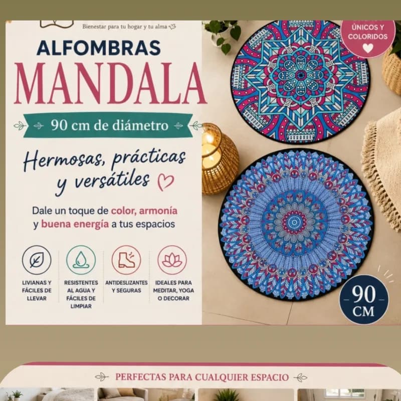 Alfombras Mandala.